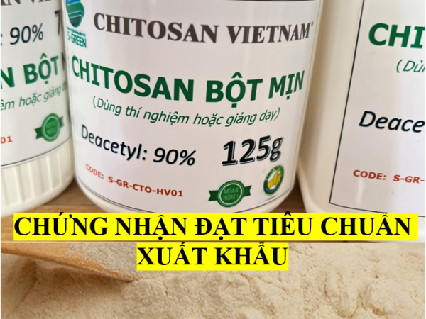 CHITOSAN BỘT MỊN 125gr (dùng thí nghiệm & giảng dạy)